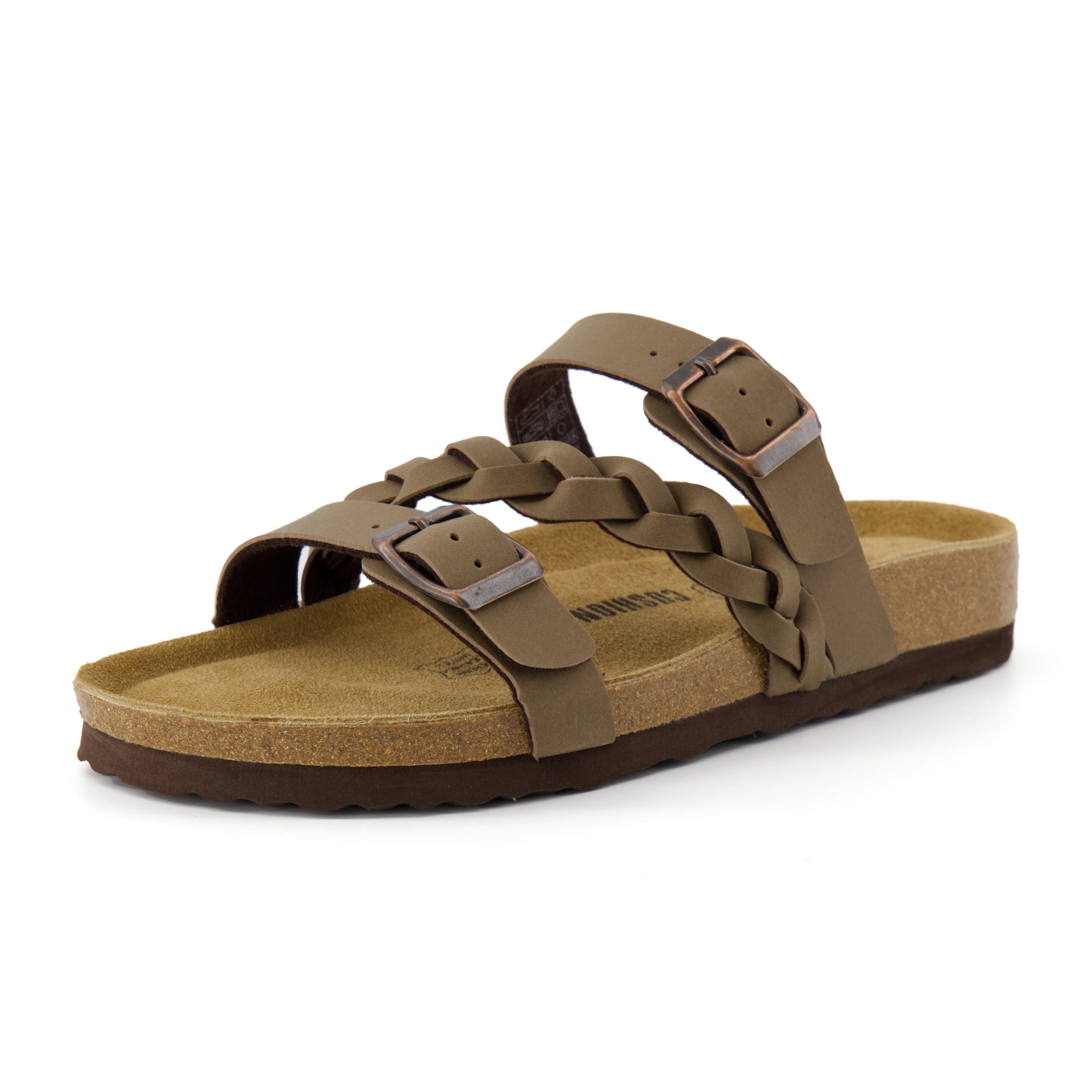 Free People Mou Lovecraft Footbed Sandals in Brown | Lyst